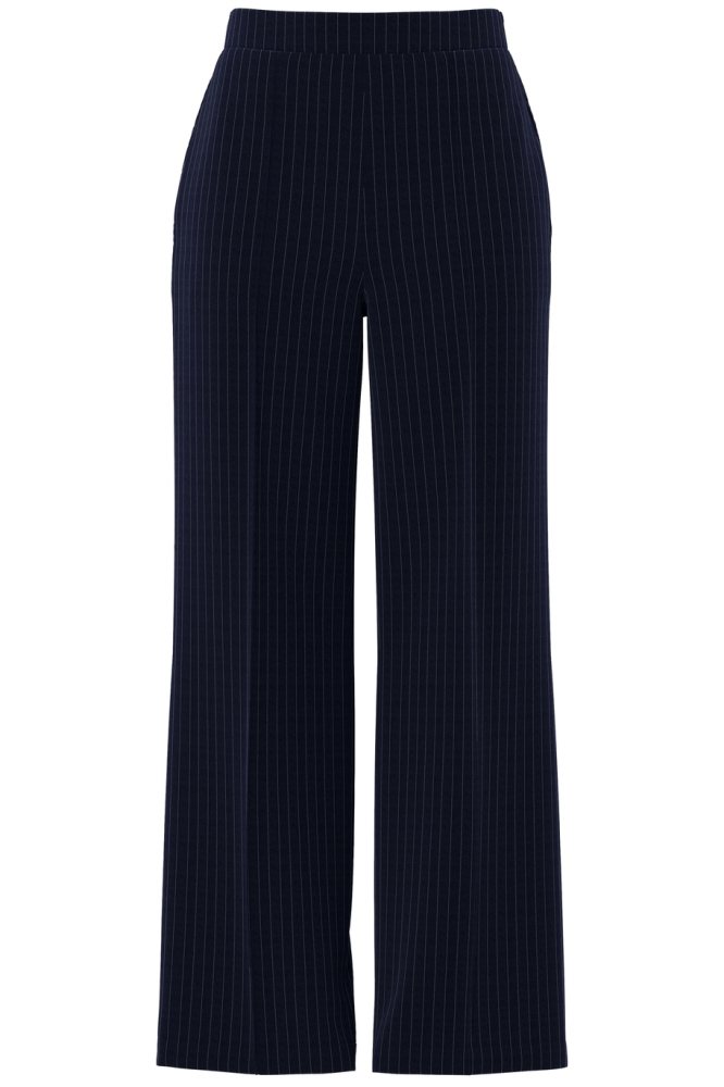 PCBOZZY HW WIDE STRIPED PANTS NOOS 17130407 SKY CAPTAIN/PINSTRIPE